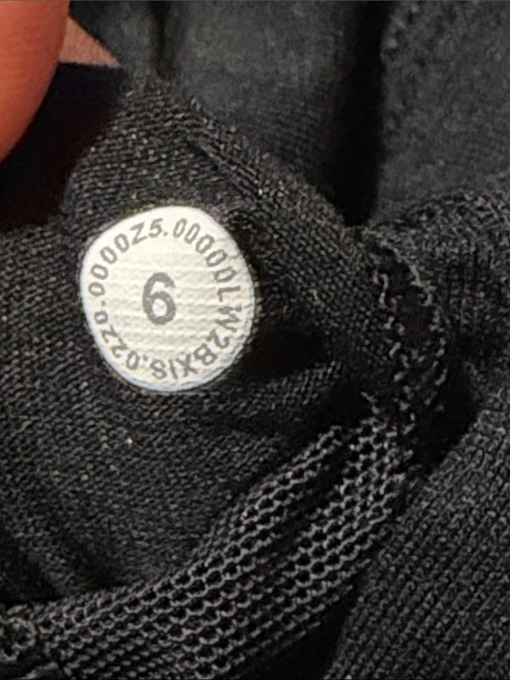 lululemon athletica navy black textured sports bra
